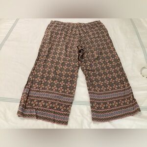 Palazzo ankle pants